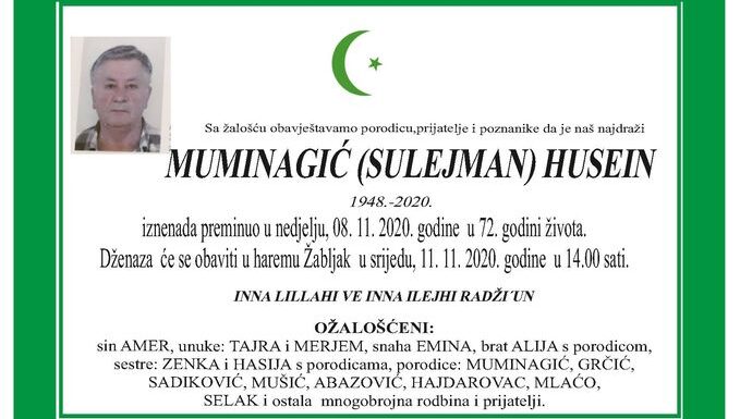Preselio Husein Muminagić – Velagić