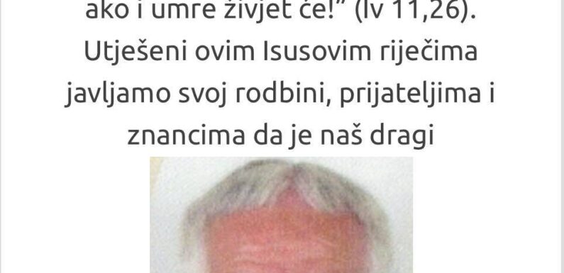 Preminuo Ivan-Ivica Vucic