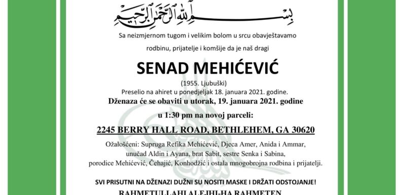 Preselio Senad Mehičević